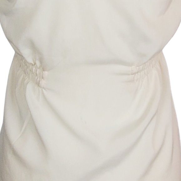 Converse Ruffle Front Ivory Blouse Women's Small Target - Picture 6 of 11